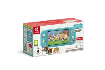 Pack console Switch Lite Edition Animal Crossing (Méli Mélo Hawai) + 12mois d'abonnement Nintendo Switch Online Bon état Nintendo reconditionné disponible sur Darty