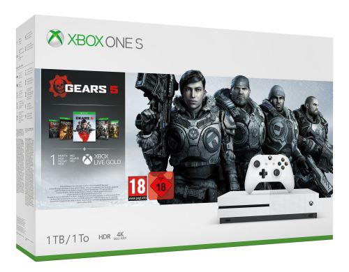 Pack Console Xbox One S 1 To Gears 5 État correct Microsoft reconditionné disponible sur Fnac