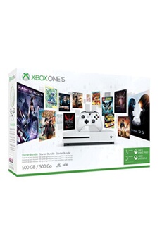 Pack Console Xbox One S 500 Go + Game Pass 3 Mois + Live Gold 3 Mois État correct Microsoft reconditionné disponible sur Darty