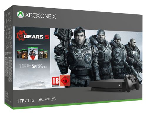 Pack Console Xbox One X 1 To Gears 5 État correct Microsoft reconditionné disponible sur Fnac
