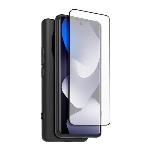 Pack Coque arrière semi-rigide et protège-écran en verre trempé Noir et Transparent pour Redmi Note 15 4G et 5G État correct Xiaomi reconditionné disponible sur Fnac