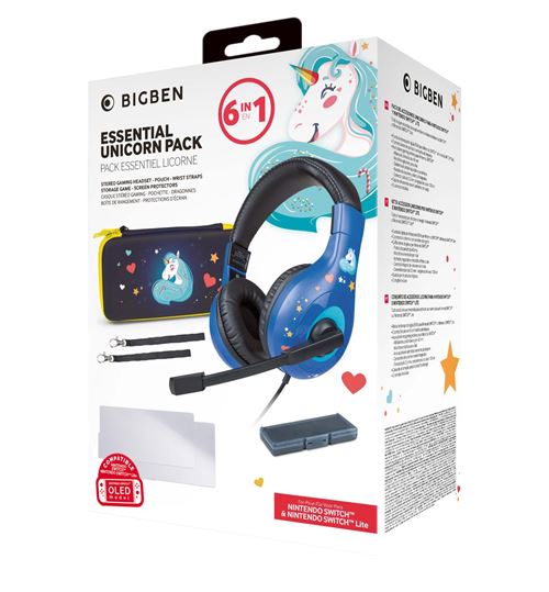 Pack d’accessoire licorne Nacon pour Nintendo Switch État correct Nacon reconditionné disponible sur Fnac