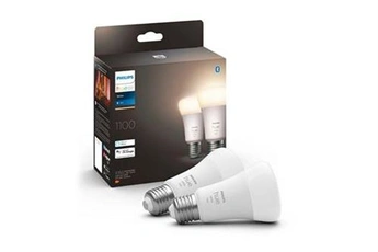 pack de 2 ampoules White standard E27 75W Très bon état Philips Hue reconditionné disponible sur Darty
