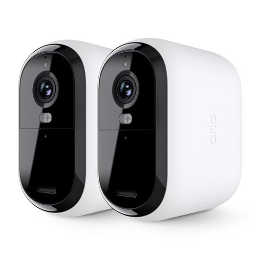 Pack de 2 caméras de surveillance connectées Arlo Essential 3 2K XL extérieure Blanc État correct Arlo reconditionné disponible sur Fnac