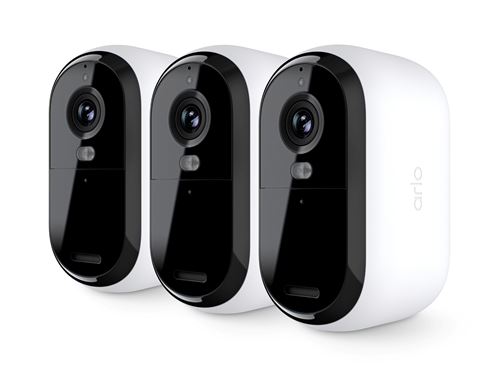 Pack de 3 caméras de surveillance connectées Arlo Essential 3 2K extérieure Blanc État correct Arlo reconditionné disponible sur Fnac