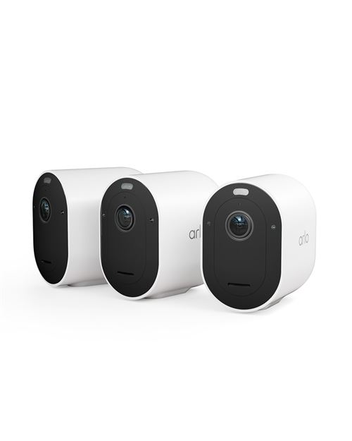 Pack de 3 Caméras de surveillance connectées Arlo Pro 5 2K+ Spotlight intérieure-extérieure Blanc État correct Arlo reconditionné disponible sur Fnac