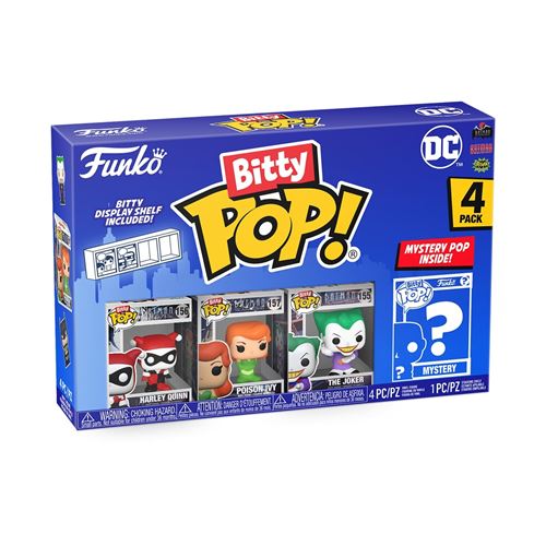 Pack de 4 figurines Funko Bitty Pop DC Harley Quinn État correct Funko reconditionné disponible sur Fnac