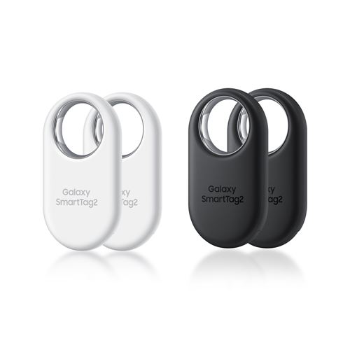 Pack de 4 Samsung Galaxy SmartTag2 Noir et Blanc État correct Samsung reconditionné disponible sur Fnac