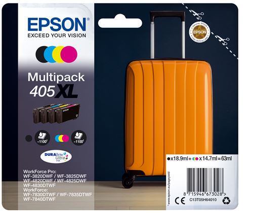 Pack de Cartouche d'encre Epson PACK Valise 4 couleurs XL État correct - 145,99 € Pack de Cartouche d'encre Epson PACK Valise 4 couleurs XL État correct Epson reconditionné disponible sur Fnac