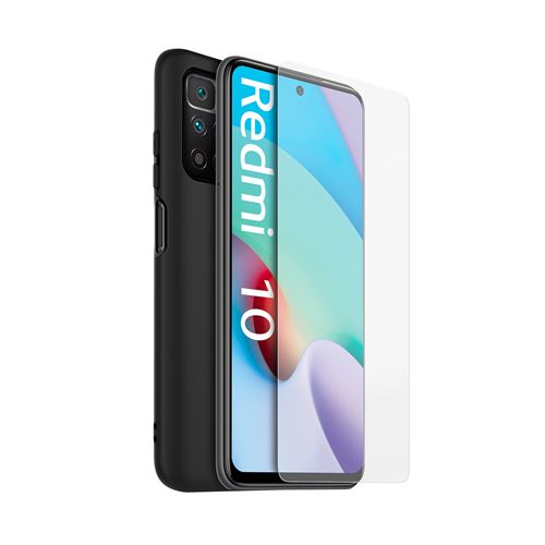 Pack de protection pour Xiaomi Redmi 10 Modelabs Coque TPU Noir + Verre trempé Transparent État correct - 23,00 € Pack de protection pour Xiaomi Redmi 10 Modelabs Coque TPU Noir + Verre trempé Transparent État correct Xiaomi reconditionné disponible sur Fnac