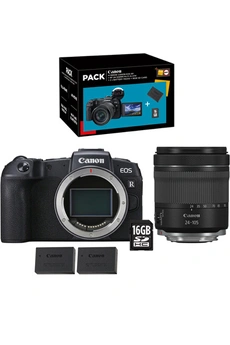 PACK EOS RP + RF 24-105 mm f/4-7.1 IS STM + Seconde Batterie LP-E17 + Carte SD 16Go Bon état Canon reconditionné disponible sur Darty
