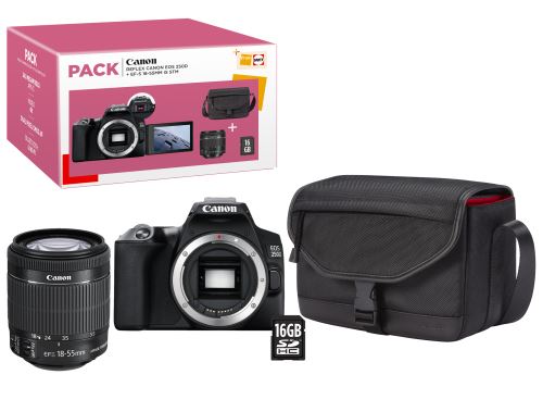 Pack Fnac Appareil photo Reflex Canon EOS 250D + Objectif EF-S 18-55 mm f/4-5.6 IS STM + Carte SD 16 Go + Sac d’épaule CB-SB130 Noir État correct - 553,99 € Pack Fnac Appareil photo Reflex Canon EOS 250D + Objectif EF-S 18-55 mm f/4-5.6 IS STM + Carte SD 16 Go + Sac d’épaule CB-SB130 Noir État correct Canon reconditionné disponible sur Fnac