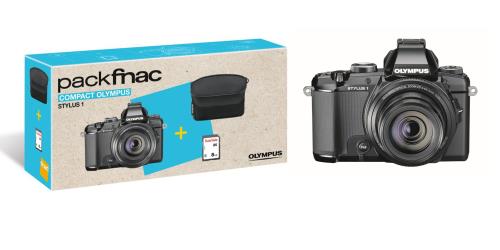 Pack Fnac Compact Olympus Stylus 1 + Etui + Carte Mémoire SDHC 8 Go État correct Olympus reconditionné disponible sur Fnac