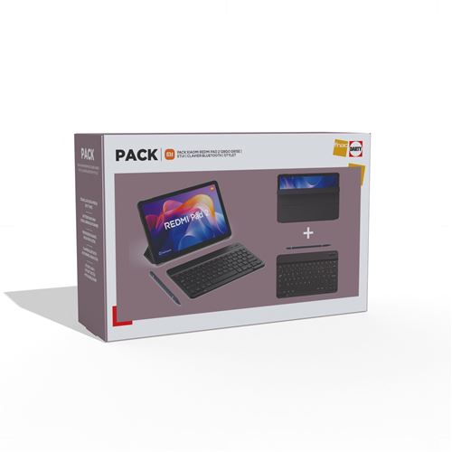Pack Fnac Tablette tactile Xiaomi Redmi Pad 2 11" 128 Go Gris + Etui + Clavier Bluetooth + Stylet État correct Xiaomi reconditionné disponible sur Fnac