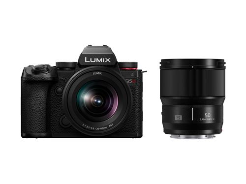 Pack hybride Panasonic Lumix S5 Mark II + S 20-60mm f/3.5-5.6 + S 50mm f/1.8 État correct - 1698,99 € Pack hybride Panasonic Lumix S5 Mark II + S 20-60mm f/3.5-5.6 + S 50mm f/1.8 État correct Panasonic reconditionné disponible sur Fnac