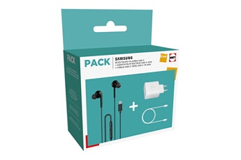 Pack Kit Pieton usb-c AKG blanc + Chargeur 45W blanc + câble usb-c blanc Bon état Samsung reconditionné disponible sur Darty