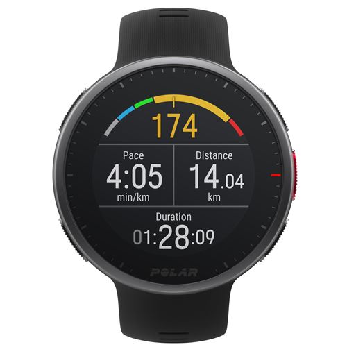 Pack Montre GPS Multisports Cardio Polar Premium Vantage V2 Noir + Capteur de fréquence cardiaque Polar H10 État correct Polar reconditionné disponible sur Fnac