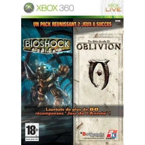 PACK OBLIVION + BIOSHOCK / JEU CONSOLE XBOX360 refurbished reconditionné disponible sur Cdiscount Seconde Vie