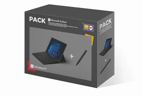 Pack Pc 2 en 1 Microsoft surface pro 9 Noir 13’’ écran tactile Intel Core i5 8Go RAM 256Go SSD graphite + clavier Microsoft + stylet Microsoft Surface slim Pen 2 État correct Microsoft reconditionné disponible sur Fnac