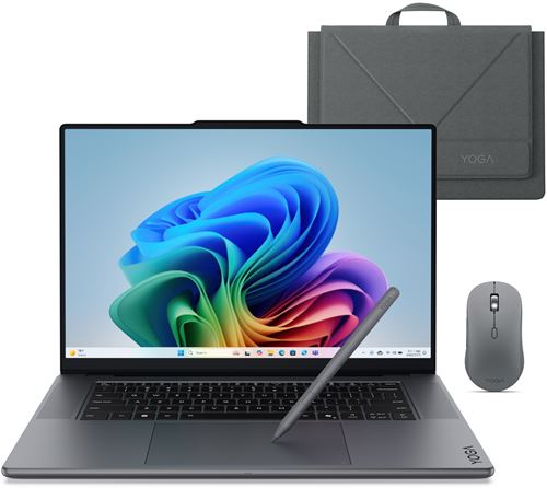 Pack PC portable Lenovo Yoga Pro 9 16IPH11 16" Ecran tactile OLED 120 Hz Copilot+PC Intel® Core™ Ultra 9 32 Go RAM 1 To SSD Nvidia GeForce RTX 5060 Gris État correct - 2879,99 € Pack PC portable Lenovo Yoga Pro 9 16IPH11 16" Ecran tactile OLED 120 Hz Copilot+PC Intel® Core™ Ultra 9 32 Go RAM 1 To SSD Nvidia GeForce RTX 5060 Gris État correct Lenovo reconditionné disponible sur Fnac | Dero