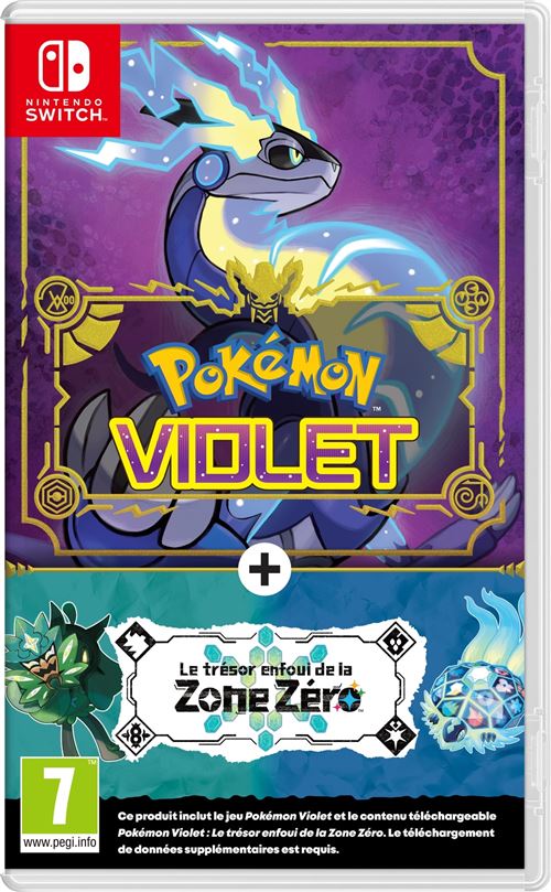 Pack Pokémon Violet + Le trésor enfoui de la Zone Zéro Nintendo Switch État correct Nintendo reconditionné disponible sur Fnac