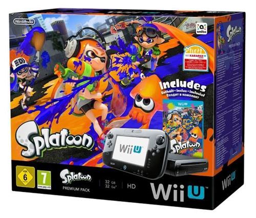 Pack Premium Nintendo Console Wii U + Splatoon État correct reconditionné disponible sur Fnac