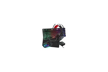 Pack Pro Gamer Legends 6 pièces: Clavier, Souris, Tapis, Casque, convertisseur Compatible PC/PS4/Xbox One/Switch/PC Très bon état Amstrad reconditionné disponible sur Darty