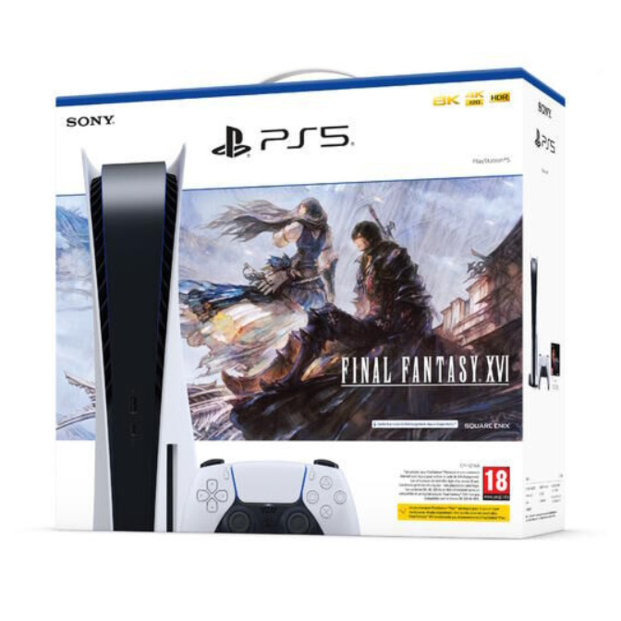 Pack PS5 & Final Fantasy XVI - Console de jeux Playstation 5 (Standard) - Excellent état Parfait état Sony reconditionné disponible sur Pixmania