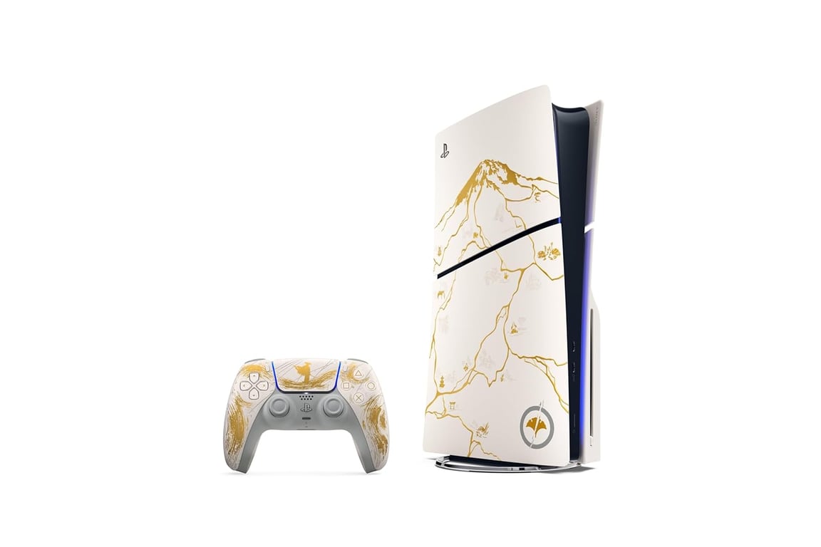 Pack PS5 Slim Edition limitée & Jeu Ghost of Yotei - Console de jeux PlayStation 5 Slim 1 To (Standard) - Excellent état Parfait état Sony reconditionné disponible sur Pixmania