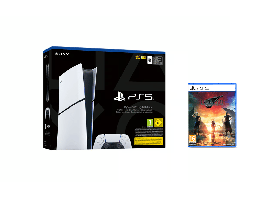 Pack PS5 Slim & Final Fantasy VII Rebirth - Console de jeux PlayStation 5 Slim 1 To (Digital) - Très bon état Très bon état - 699,99 € Pack PS5 Slim & Final Fantasy VII Rebirth - Console de jeux PlayStation 5 Slim 1 To (Digital) - Très bon état Très bon état Sony reconditionné disponible sur Pixmania