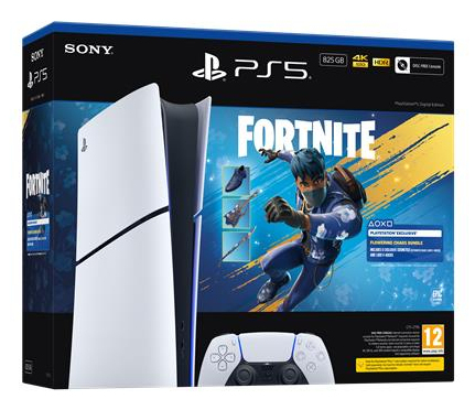 Pack PS5 Slim & Fortnite Flowering Chaos - Console de jeux PlayStation 5 Slim 825 Go (Digital) - Bon état Bon état Sony reconditionné disponible sur Pixmania