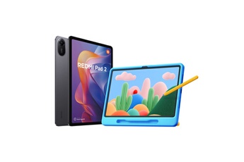 Pack Redmi Pad 2 Play 11" 128 Go Gris + coque et stylet enfant Bon état Xiaomi reconditionné disponible sur Darty