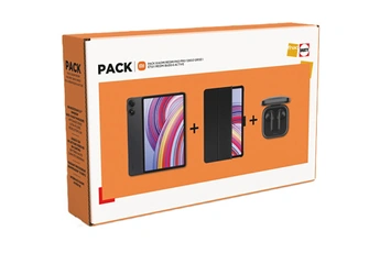 Pack REDMIPADPRO6 128G +Folio +Redmi Buds 6 Active Bon état Xiaomi reconditionné disponible sur Darty