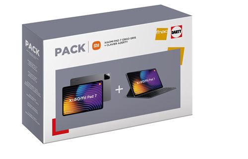 Pack Tablette Tactile Xiaomi Pad 7 11,2" Wifi 128 Go Gris + Clavier Azerty État correct Xiaomi reconditionné disponible sur Fnac