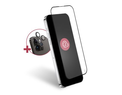 Pack verre trempé + caméra lens Forceglass iPhone 15 Pro État correct reconditionné disponible sur Fnac