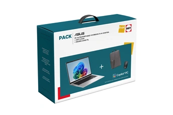 Pack Vivobook 14 14S1407QA-BRUN078W 14'' 60Hz Copilot+PC Snapdragon X 16 Go RAM 512 Go SSD Gris + Sac à dos + Souris sans fil État correct Asus reconditionné disponible sur Darty