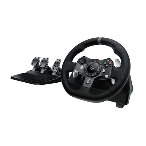 Pack Volant et Pédales Logitech G920 Driving Force pour PC et Xbox One État correct Logitech reconditionné disponible sur Fnac