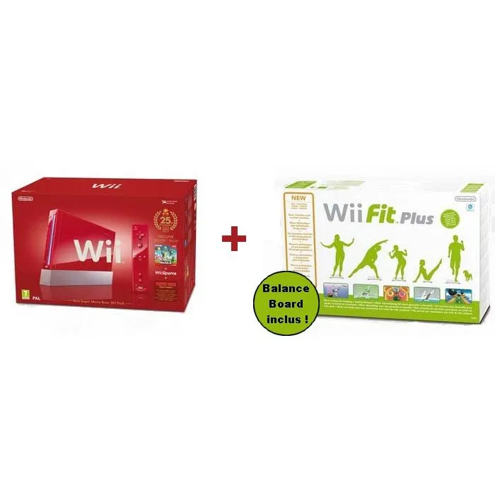 Pack Wii New Super Mario Bros + Wii Fit Plus Reconditionné - 160,00 € Pack Wii New Super Mario Bros + Wii Fit Plus Reconditionné reconditionné disponible sur Cdiscount Seconde Vie | Dero