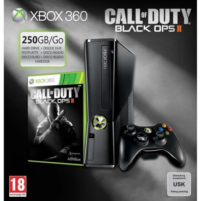 PACK XBOX 360 250Go + CALL OF DUTY BLACK OPS 2 Reconditionné - 148,00 € PACK XBOX 360 250Go + CALL OF DUTY BLACK OPS 2 Reconditionné Microsoft reconditionné disponible sur Cdiscount Seconde Vie