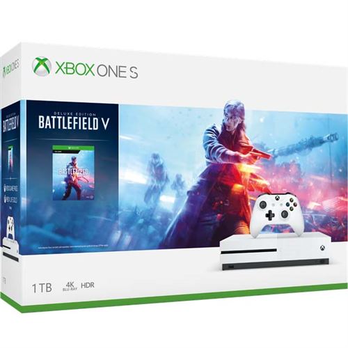Pack Xbox One S 1 To Battlefield V Edition Deluxe État correct Microsoft reconditionné disponible sur Fnac