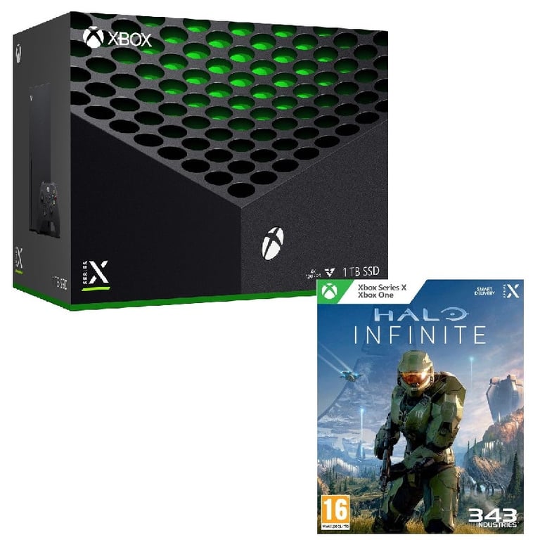 Pack Xbox Séries X 1 To et Halo Infinite - Bon état Bon état Microsoft reconditionné disponible sur Pixmania