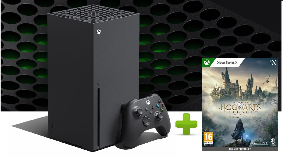 Pack Xbox Séries X et Hogwarts Legacy - Bon état Bon état Microsoft reconditionné disponible sur Pixmania