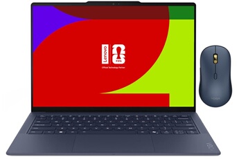 Pack Yoga Slim 7 Ultra 14IPH11 14" Ecran tactile POLED 120 Hz Copilot+PC Intel Core Ultra 7 32 Go RAM 1 To SSD Edition Coupe du Monde de la FIFA 2026 Bleu cosmique + Souris Bluetooth Yoga FIFA World Cup Edition Bleu cosmique Bon état - 1295,99 € Pack Yoga Slim 7 Ultra 14IPH11 14" Ecran tactile POLED 120 Hz Copilot+PC Intel Core Ultra 7 32 Go RAM 1 To SSD Edition Coupe du Monde de la FIFA 2026 Bleu cosmique + Souris Bluetooth Yoga FIFA World Cup Edition Bleu cosmique Bon état Lenovo reconditionné disponible sur Darty