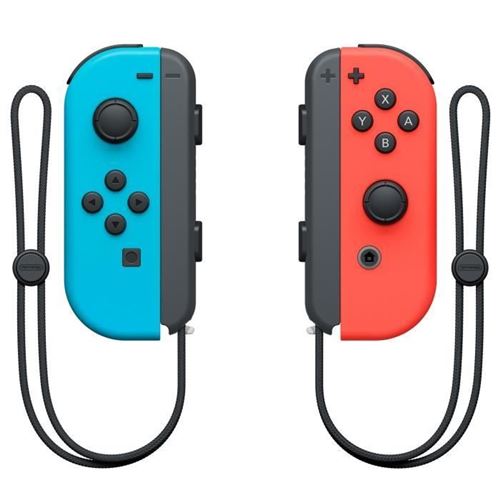 Paire de manettes Joy-Con Nintendo Switch bleu et rouge État correct N/A reconditionné disponible sur Fnac