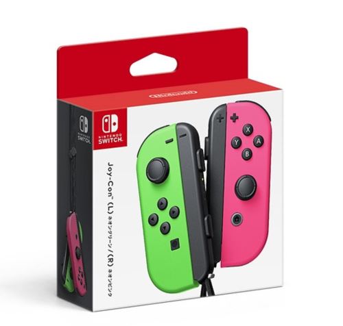 Paire de manettes Joy-Con Nintendo Switch Vert Néon et Rose Néon État correct Nintendo reconditionné disponible sur Fnac