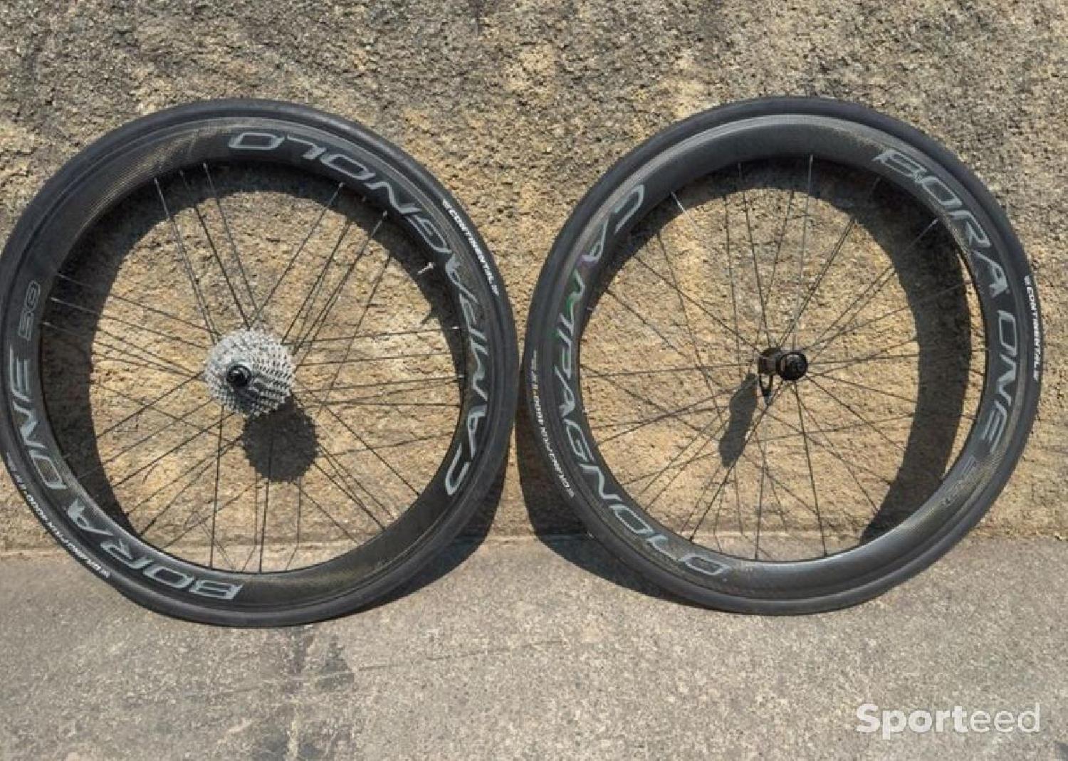 Paire de roues Campagnolo Bora One 50 (2019) Très bon état Campagnolo reconditionné disponible sur Sporteed