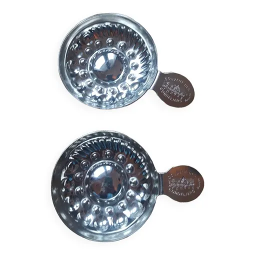 Paire De Tastevin En Inox Du Couvent Des Cordeliers Beaune Argent Bon état reconditionné disponible sur Rakuten