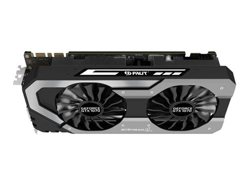 Palit GeForce GTX 1070 JetStream - Carte graphique - GF GTX 1070 - 8 Go GDDR5 - PCIe 3.0 x16 - DVI, HDMI, 3 x DisplayPort État correct Palit Microsystems reconditionné disponible sur Fnac