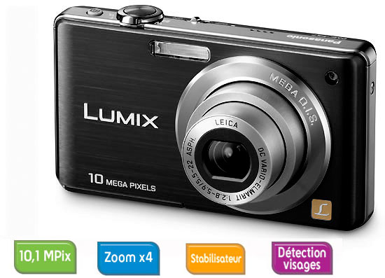 Panasonic Lumix DMC-FS7 Noir État correct reconditionné disponible sur Fnac