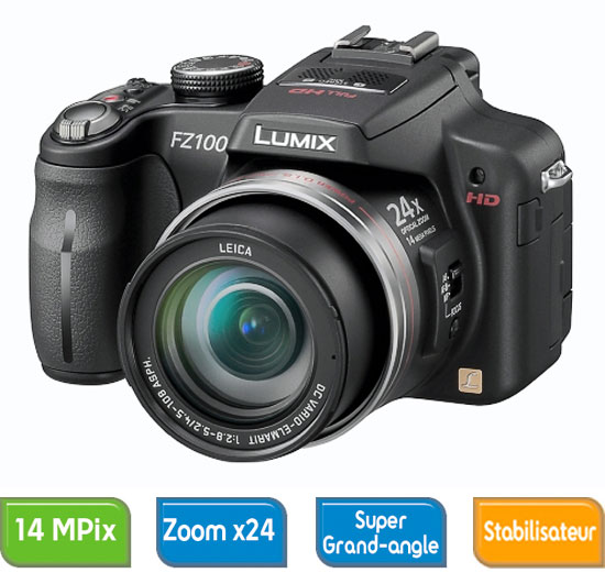 Panasonic Lumix DMC-FZ100 EF-K Noir État correct Panasonic reconditionné disponible sur Fnac